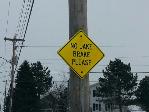 No Jake brake please.